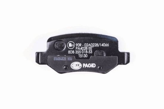 Obrázok Sada brzdových platničiek kotúčovej brzdy HELLA PAGID  8DB355018531