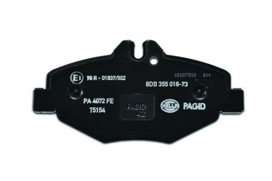 Obrázok Sada brzdových platničiek kotúčovej brzdy HELLA PAGID  8DB355018731