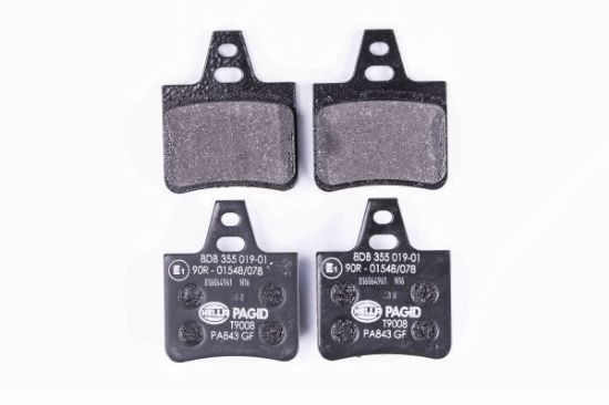 Obrázok Sada brzdových platničiek kotúčovej brzdy HELLA PAGID  8DB355019011