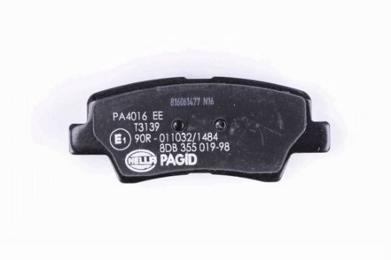 Obrázok Sada brzdových platničiek kotúčovej brzdy HELLA PAGID  8DB355019981