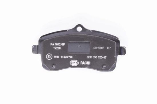 Obrázok Sada brzdových platničiek kotúčovej brzdy HELLA PAGID  8DB355020671