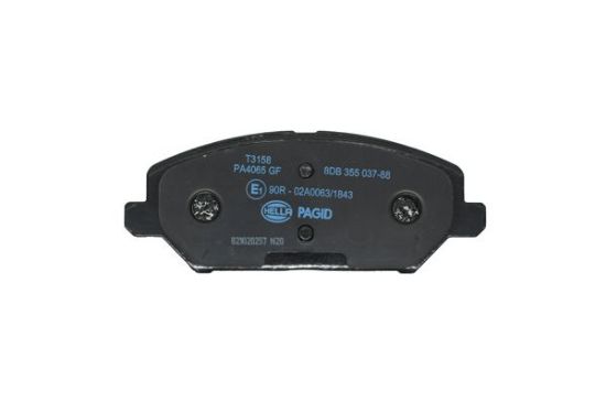 Obrázok Sada brzdových platničiek kotúčovej brzdy HELLA PAGID  8DB355037881