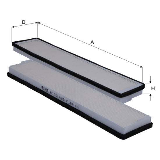 Obrázok Filter vnútorného priestoru FIL FILTER  HC7003