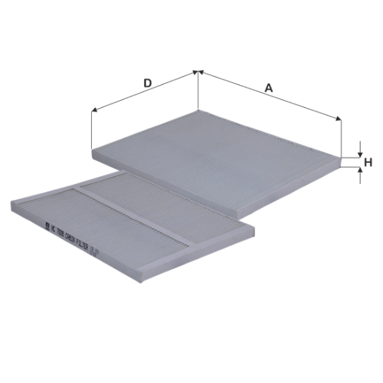 Obrázok Filter vnútorného priestoru FIL FILTER  HC7006