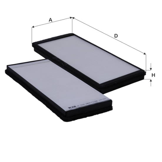 Obrázok Filter vnútorného priestoru FIL FILTER  HC7018