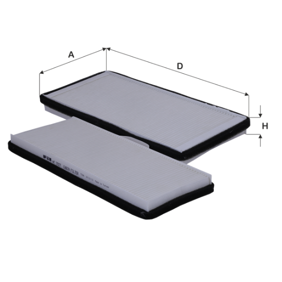 Obrázok Filter vnútorného priestoru FIL FILTER  HC7027