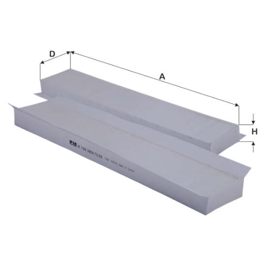 Obrázok Filter vnútorného priestoru FIL FILTER  HC7109