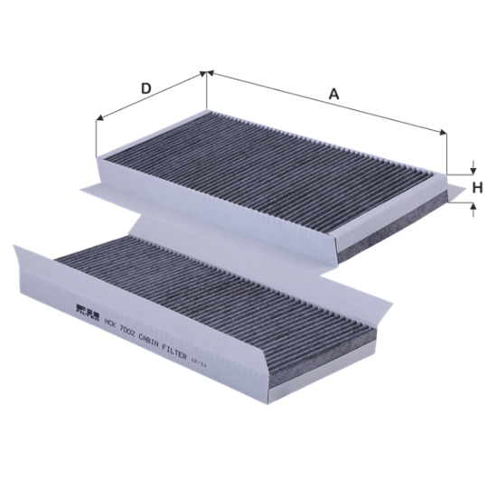 Obrázok Filter vnútorného priestoru FIL FILTER  HCK7002
