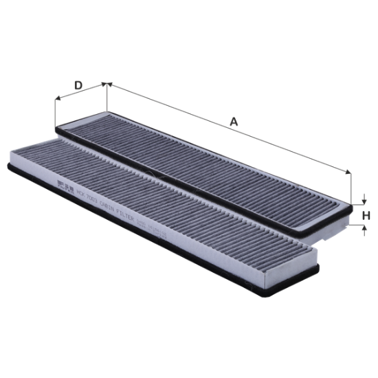 Obrázok Filter vnútorného priestoru FIL FILTER  HCK7003