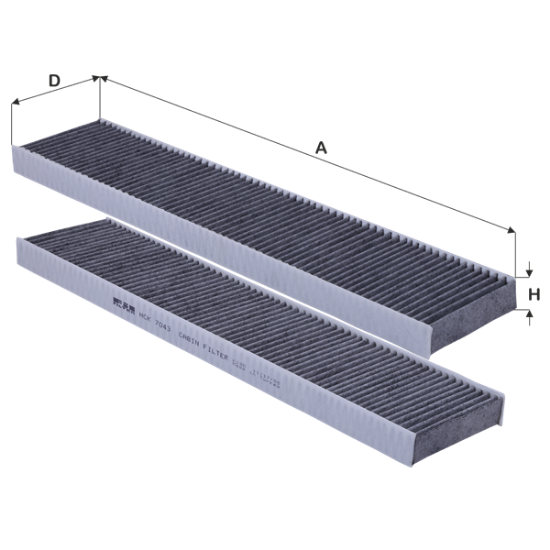Obrázok Filter vnútorného priestoru FIL FILTER  HCK7043