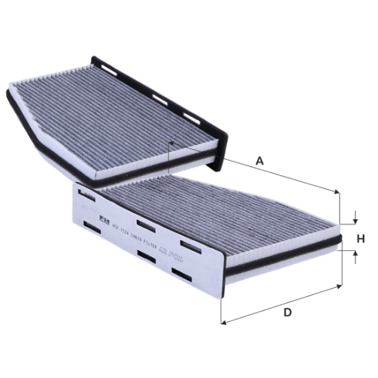 Obrázok Filter vnútorného priestoru FIL FILTER  HCK7124