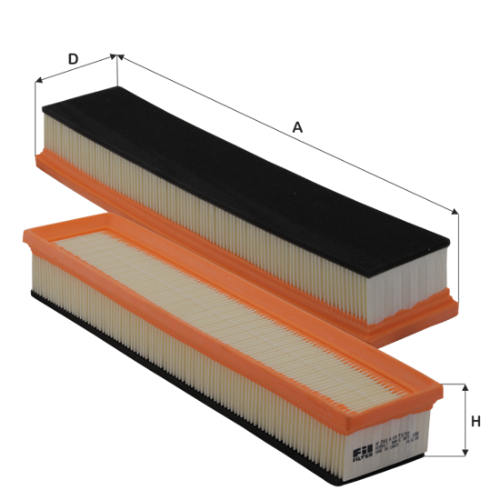 Obrázok Vzduchový filter FIL FILTER  HP2060A