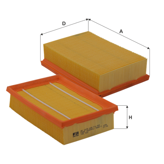 Obrázok Vzduchový filter FIL FILTER  HP2075