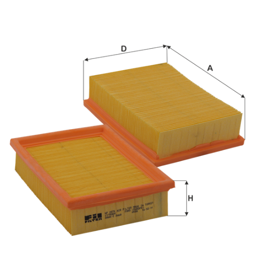 Obrázok Vzduchový filter FIL FILTER  HP2076