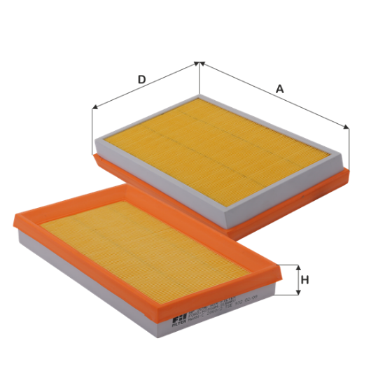 Obrázok Vzduchový filter FIL FILTER  HP2096