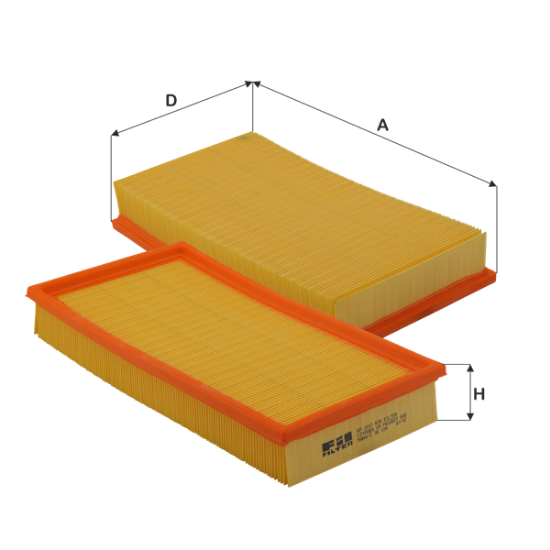 Obrázok Vzduchový filter FIL FILTER  HP2117