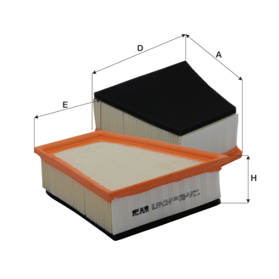 Obrázok Vzduchový filter FIL FILTER  HP2144