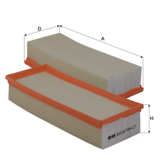 Obrázok Vzduchový filter FIL FILTER  HP2163