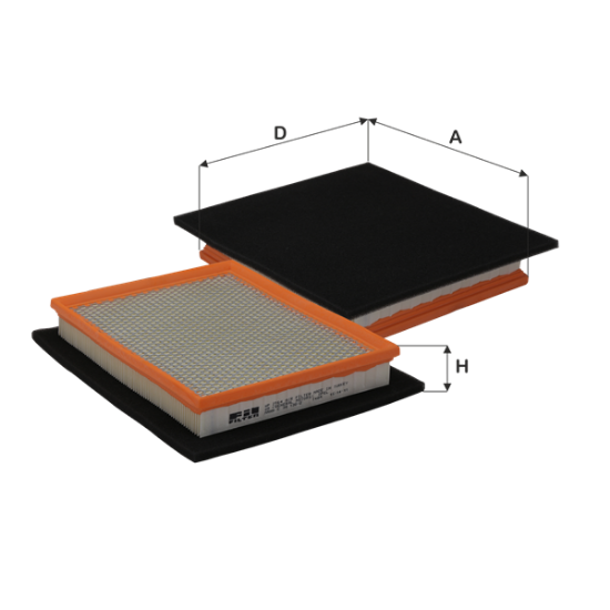 Obrázok Vzduchový filter FIL FILTER  HP2164