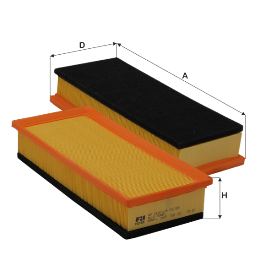 Obrázok Vzduchový filter FIL FILTER  HP2195