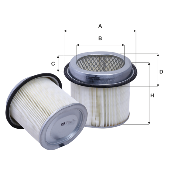 Obrázok Vzduchový filter FIL FILTER  HP4556