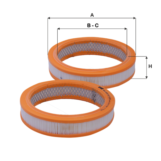 Obrázok Vzduchový filter FIL FILTER  HPU4315