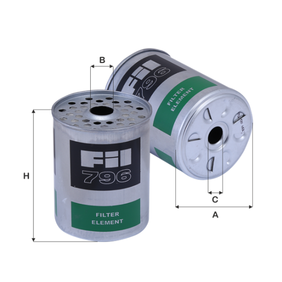 Obrázok Palivový filter FIL FILTER  MF796