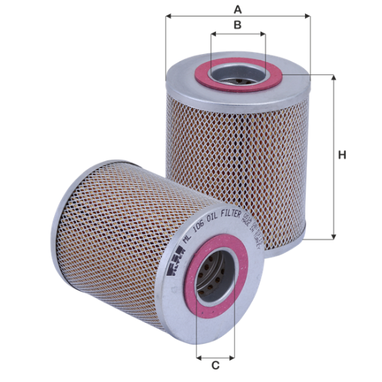 Obrázok Olejový filter FIL FILTER  ML106