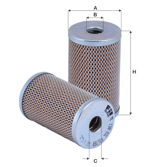 Obrázok Olejový filter FIL FILTER  ML138