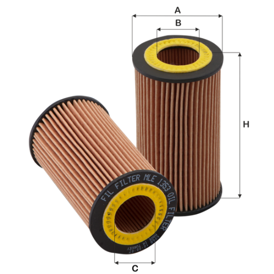 Obrázok Olejový filter FIL FILTER  MLE1353