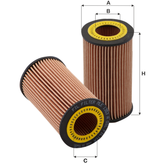 Obrázok Olejový filter FIL FILTER  MLE1353A