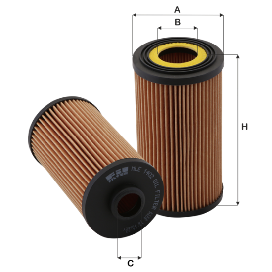 Obrázok Olejový filter FIL FILTER  MLE1402