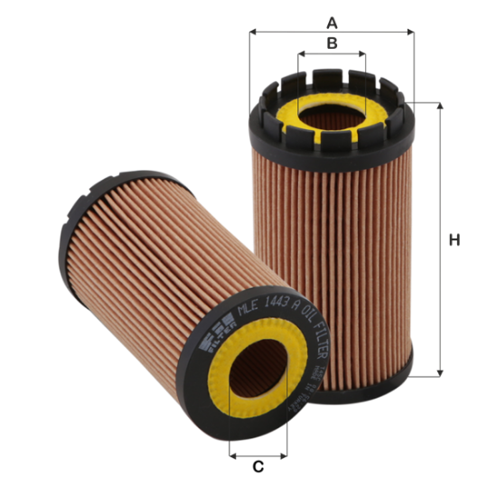Obrázok Olejový filter FIL FILTER  MLE1443A