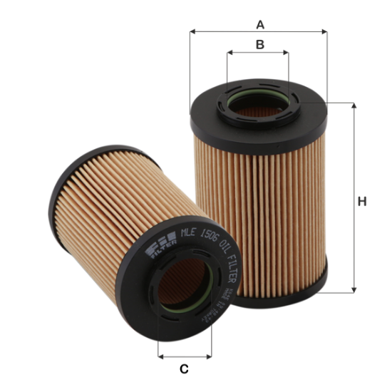 Obrázok Olejový filter FIL FILTER  MLE1506