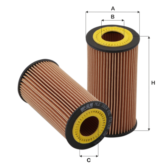 Obrázok Olejový filter FIL FILTER  MLE1514