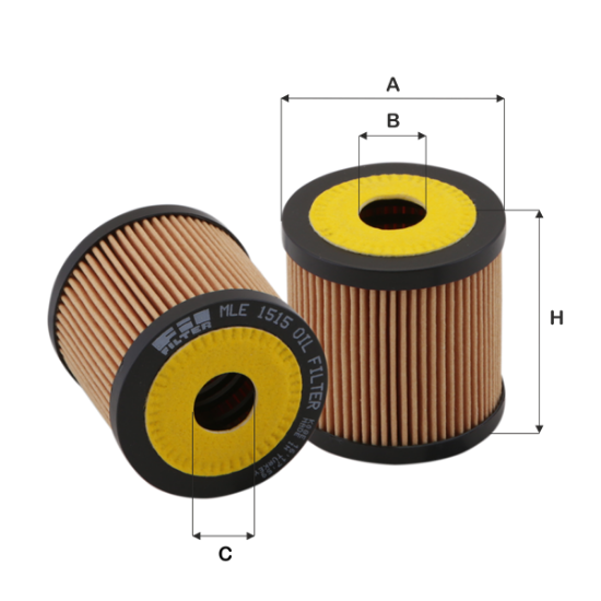 Obrázok Olejový filter FIL FILTER  MLE1515