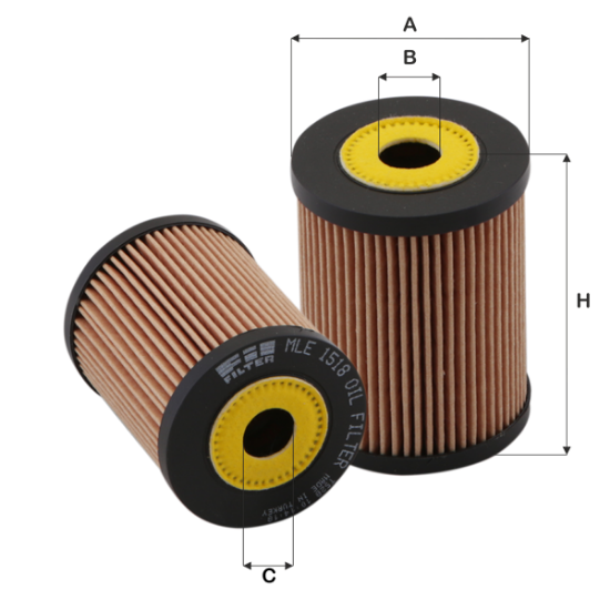 Obrázok Olejový filter FIL FILTER  MLE1518
