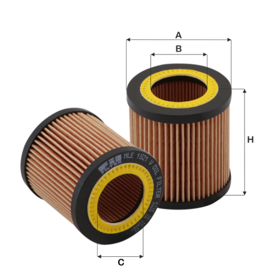 Obrázok Olejový filter FIL FILTER  MLE1521V