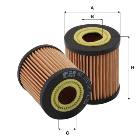 Obrázok Olejový filter FIL FILTER  MLE1533