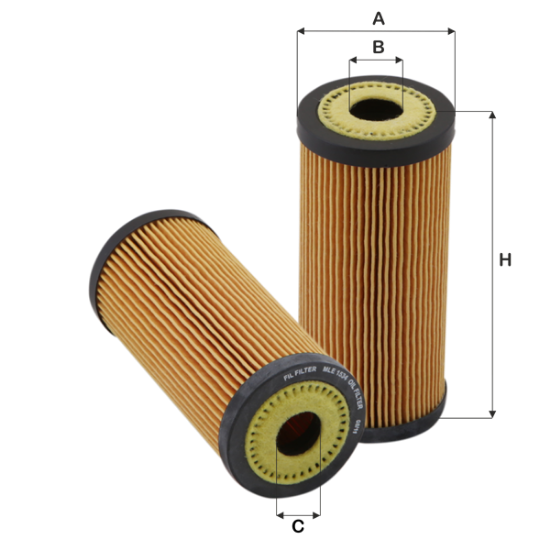 Obrázok Olejový filter FIL FILTER  MLE1534