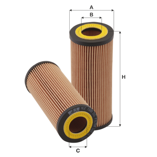 Obrázok Olejový filter FIL FILTER  MLE1588