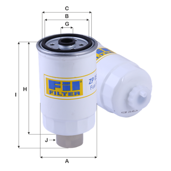 Obrázok Palivový filter FIL FILTER  ZP05AF
