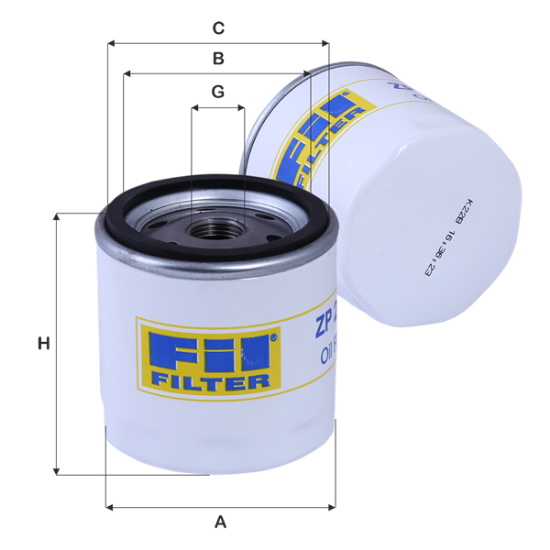 Obrázok Olejový filter FIL FILTER  ZP21C