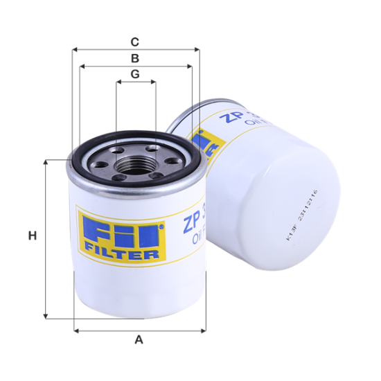Obrázok Olejový filter FIL FILTER  ZP3046