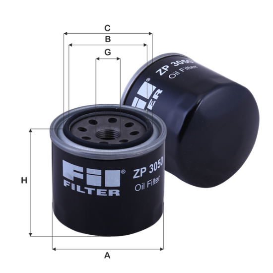 Obrázok Olejový filter FIL FILTER  ZP3050