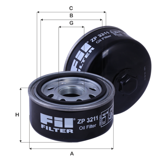 Obrázok Olejový filter FIL FILTER  ZP3211