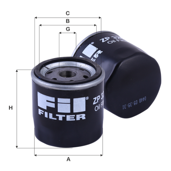 Obrázok Olejový filter FIL FILTER  ZP3268