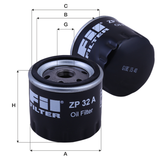 Obrázok Olejový filter FIL FILTER  ZP32A