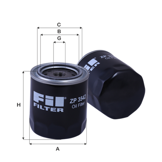 Obrázok Olejový filter FIL FILTER  ZP3542