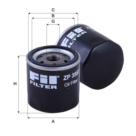 Obrázok Olejový filter FIL FILTER  ZP3557
